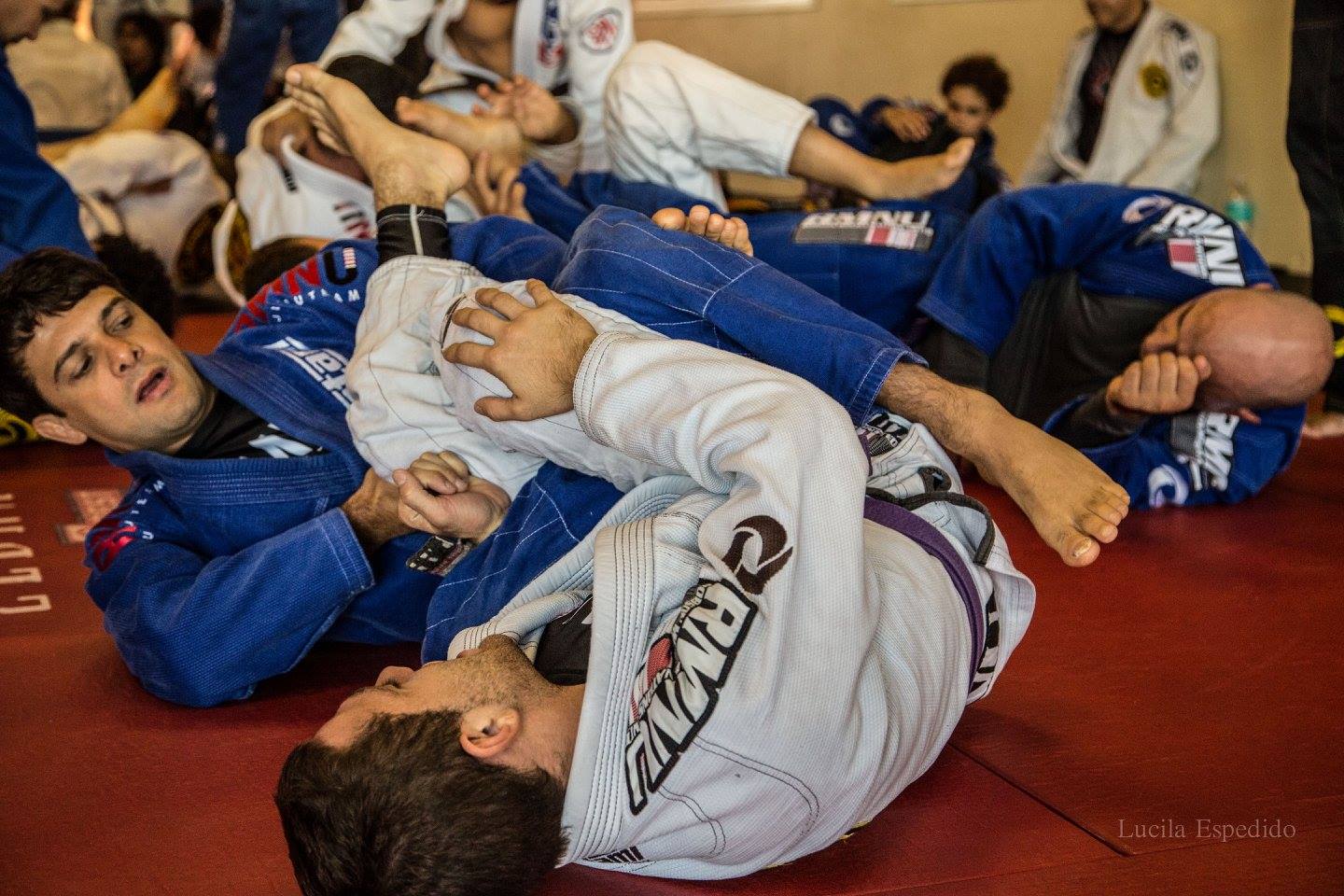 Live rolling on the mats